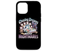 Chasing Dreams Mostly Nightmares Humor Case for iPhone 12/12 Pro