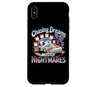 Chasing Dreams Mostly Nightmares Humor Case for iPhone XS Max