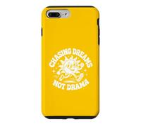 Chasing Dreams Not Drama Motivational Retro Sun Quote Case for iPhone 7 Plus/8 Plus
