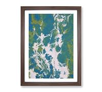 Chasing Eternity Abstract Framed Print | A4 Walnut Framed Wall Art | Ready to Hang | Abstract Fantasy Picture | Living Room Bedroom Lounge Office