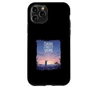 Chasing Firefly Dreams Whimsical Night Sky Scene Case for iPhone 11 Pro