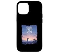 Chasing Firefly Dreams Whimsical Night Sky Scene Case for iPhone 12/12 Pro