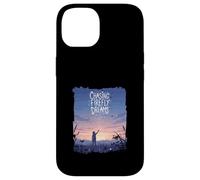 Chasing Firefly Dreams Whimsical Night Sky Scene Case for iPhone 14