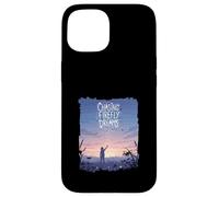 Chasing Firefly Dreams Whimsical Night Sky Scene Case for iPhone 15
