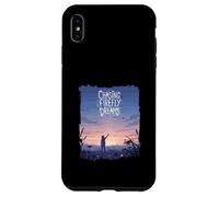 Chasing Firefly Dreams Whimsical Night Sky Scene Case for iPhone XS Max