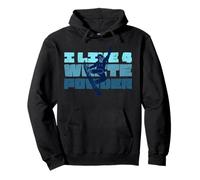 Chasing Fresh White Snow I Live 4 Epic Retro Snowboarding Pullover Hoodie