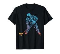 Chasing Goals & Trophy Ice Hockey Player Winter Sports T-Shirt