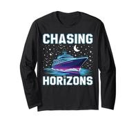 Chasing Horizons Cruise Ship Nautical Adventure Long Sleeve T-Shirt