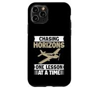 Chasing Horizons one Lesson at a Time Flight Instructor Case for iPhone 11 Pro