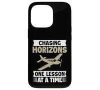 Chasing Horizons one Lesson at a Time Flight Instructor Case for iPhone 13 Pro
