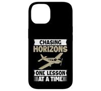 Chasing Horizons one Lesson at a Time Flight Instructor Case for iPhone 14