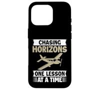 Chasing Horizons one Lesson at a Time Flight Instructor Case for iPhone 16 Pro