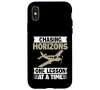 Chasing Horizons one Lesson at a Time Flight Instructor Case for iPhone X/XS