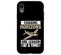Chasing Horizons one Lesson at a Time Flight Instructor Case for iPhone XR
