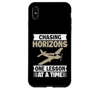 Chasing Horizons one Lesson at a Time Flight Instructor Case for iPhone XS Max