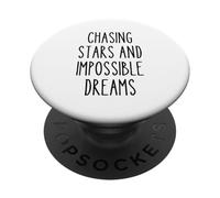 Chasing Stars Dreams Motivational Inspirational Quote Artist PopSockets Adhesive PopGrip