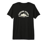 Chasing Stars with a Quiet Mind Mountain Night Tee Premium T-Shirt