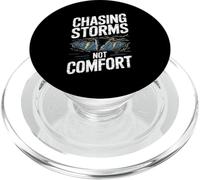 Chasing Storms Not Comfort Extreme Motivation PopSockets PopGrip for MagSafe