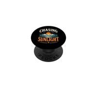 Chasing Sunlight Mountain Sunset Hiking PopSockets Adhesive PopGrip
