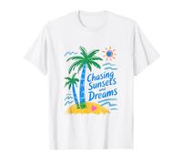Chasing Sunsets and Dreams - Summer Fun Child Graphic T-Shirt