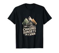 Chasing Sunsets in A Van Camper Road Trip T-Shirt