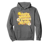 Chasing Sunshine Trusting His Design Christian Daisy Summer Pullover Hoodie