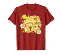 Chasing Sunshine Trusting His Design Christian Daisy Summer T-Shirt