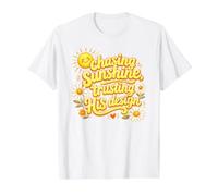 Chasing Sunshine Trusting His Design Christian Daisy Summer Value Graphic T-Shirt, Men, White, M