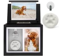 Chasing Tails Pet Urns for Dogs Ashes Keepsake - Memorial Dog Urns for Ashes Personalized, Cat Urns for Ashes, pet urns for Dogs Ashes Small - Includes Pet Paw Print Kit, Picture Frame and Photo Book
