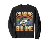 Chasing The Big One Bass Fishing Angler Sweatshirt