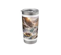 Chasing The Golden Rapids Stainless Steel Insulated Tumbler