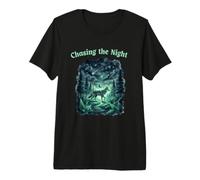 Chasing the Night Woodland Wildlife Nature Premium T-Shirt