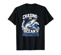 Chasing the Oceans Giants Marlin Fishing This Great Life Value Graphic T-Shirt