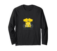 Chasing the Summit: Yellow Jersey's Quest Long Sleeve T-Shirt