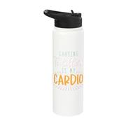 Chasing Toddlers is My Cardio Babysitter Apparel Stainless Steel Insulated Water Bottle