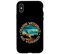 Chasing Waterfalls and Wilderness Hiking Case for iPhone X/XS