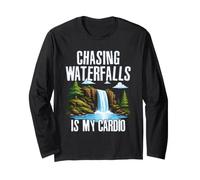 Chasing Waterfalls is My Cardio Long Sleeve T-Shirt