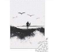 Chasing Waves People Jigsaw Puzzles for Adults Interesting Puzzle Game 1000 Piece Brain Challenge for Adults Gifts 1000pcs (75x50cm)