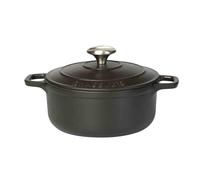 Chasseur 12cm Round Casserole - Matt Black Chasseur Black