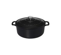 Chasseur 26Cm Round Casserole - Matt Black