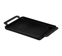 Chasseur Cast Iron Matt Black Rectangular Grillpan With Twin Handles