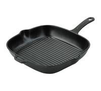 Chasseur Cast Iron Matt Black Square Grill Pan