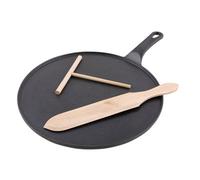 Chasseur Cast Iron Matt Black 30cm Crepe Pan