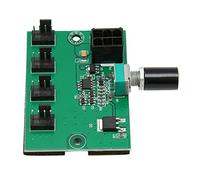 Chassis Fan Speed Controller, DC 12V 4pin 3pin 2pin Fan Easy To Install PC Chassis Fan Hub for Desktop