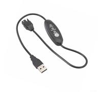 Chassis Fan Splitter Cable For Pwm Case Fans, Synchronous Control Extender With Abs Housing For Improved Airflow And Tidy Cable Management In Computer Build, 50cm Length Black Color(50cm large 4-pin)