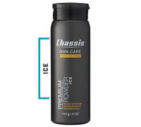 Chassis Premium ICE Body Powder for Men - With Extra Cooling Sensation