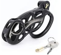 Chastity Belt Bondage for Men, CB6000 Chastity Cage Cock Cage SM Black Chastity Cage Chastity Clamp Sex Toy for(L,60mm)
