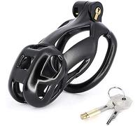 Chastity Belt Bondage for Men, CB6000 Chastity Cage Cock Cage SM Black Chastity Cage Chastity Clamp Sex Toy for(M,60mm)