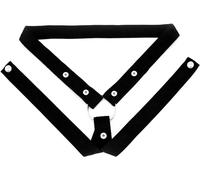 Chastity Belt Male Chastity Device Accessory Elastic Band Chastity Strap Penis Cage Cock Cages Auxiliary Rope Adult Threed and Four Way Bondage Belts (Black, Three-Way)