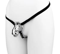 Chastity Belts Steel for Men Chastity Belt Stainless Steel Male Male Sissy for Men Timer Padlock Sissy Panties Band Band Device Anti-Off the Waist Fits Different Types of Clothing,50mm